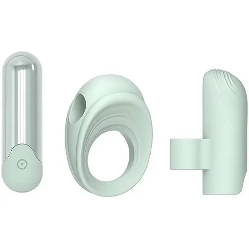 Набір секс іграшок Dreamtoys Glam 3-in-1 Play Kit 3 шт. бірюзовий