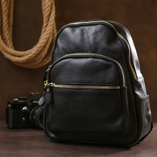 Кожаный женский рюкзак Vintage 22х26х11 см sum0020104 - фото 6