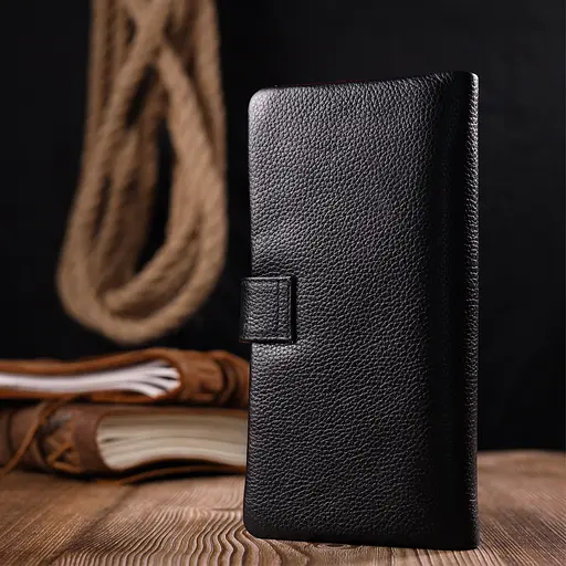 Женское кожаное портмоне KARYA 9.5х18.5х2 см acs0024046 - фото 8