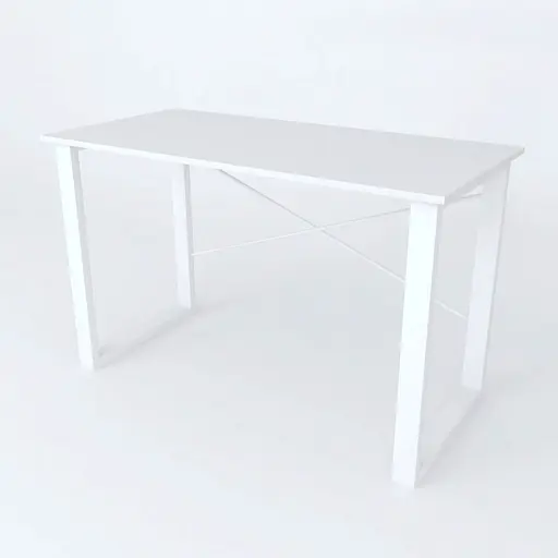 Письменный стол Ferrum-decor Драйв 750x1200x600 Белый металл ДСП Белое 16 мм (FRD-103122) - фото 2