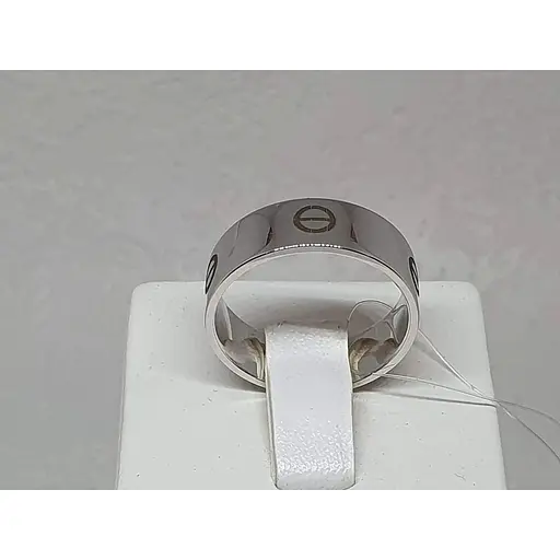 Срібна каблучка Qvaliz з фіанітами. Артикул 90101001 21,5 - фото 2