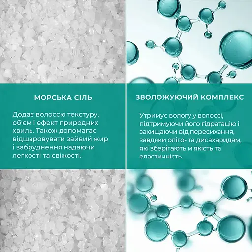 Сольовий спрей для волосся Hydrasence 2 в 1 моделюючий 150 мл - фото 4