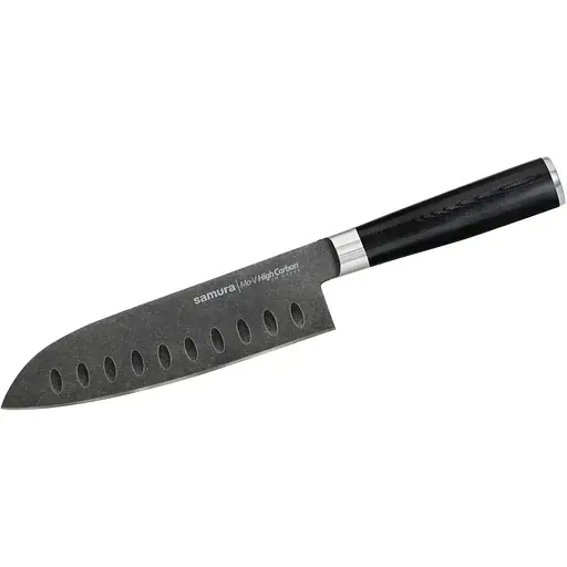 Нож кухонный Samura Mo-V Stonewash Сантоку 180 мм kuh0008451