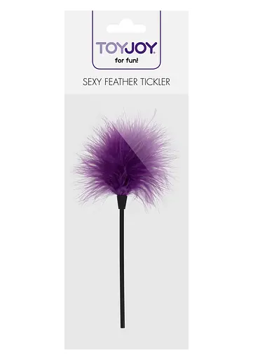Тіклер-перо Toy Joy Sexy Feather 22 см фіолетовий - фото 2