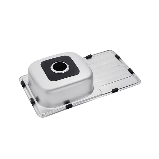 Кухонная мойка Kroner KRP Satin-7642 (0,8 мм) CV025282, Satin - фото 7