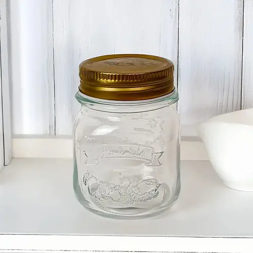 Емкость стеклянная для специй Vittora с жестяной крышкой 150 мл VT-9030-150 (147019) - фото 2