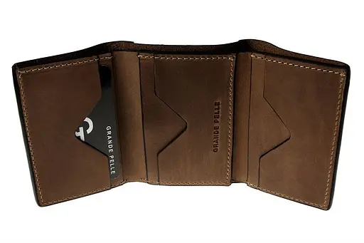 Мужской кожаный кошелек Grande Pelle acs0029273 - фото 2