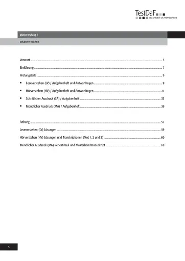 TestDaF Musterprüfung 1. Heft mit Audio-CD - фото 2