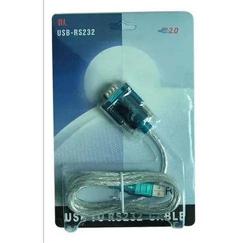 Перехідник USB 2.0 Type-A COM RS232 9 pin Chipset PL-2303HXD кабель 1.5 м RTL