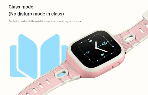 Часы - телефон для детей Mibro Watch Phone P5 (XPSWP003) розовый - фото 5