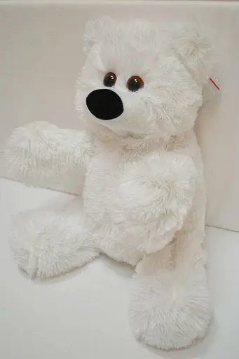 Ведмедик Бублик Alina 45 см білий - фото 3