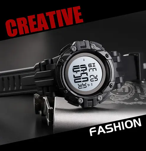 Чоловічий наручний годинник Skmei 1545 циферблат Білий - фото 3