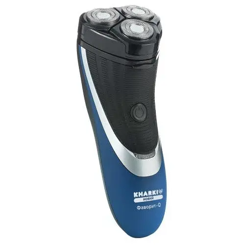 Електробритва Новий Харків НХ-8508 Фаворит-Q, 6W, роторна, сухе гоління, 3 головки для гоління, подвійні леза, плаваюча конструкція ножів, повторение контуров лица, живлення акумуляторний Li-ion, тример для скронь - фото 4