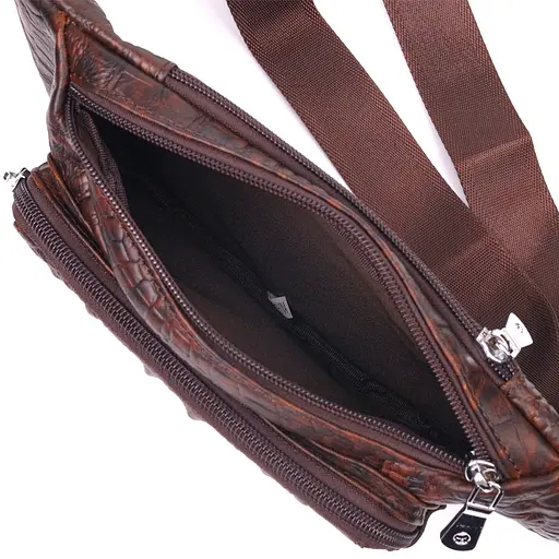 Чоловіча шкіряна сумка Vintage 33,5х14х3 см sum0022408 - фото 3