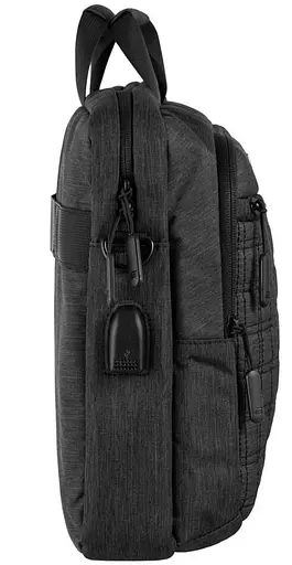 Сумка для ноутбука 2E 16" CrossSquares, Black (2E-CBN9198BK) - фото 6