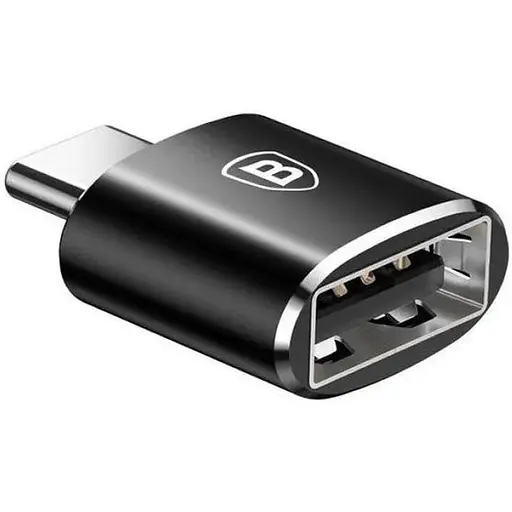 Адаптер Baseus USB Female To TypeC Male Adapter Converter Черный