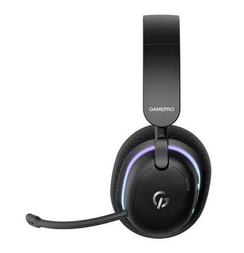 Ігрові бездротові навушники GamePro HSW-250 7.1 Bragi Asgard RGB Tri-Mod Black - фото 3