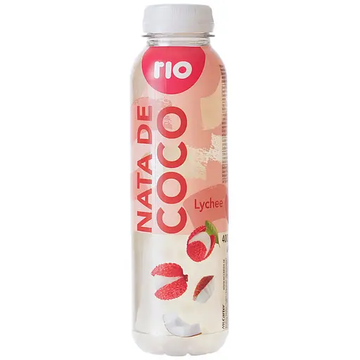 Напиток Rio Nata de coco с ферментированным кокосом и личи 0.4 л						 - фото 1