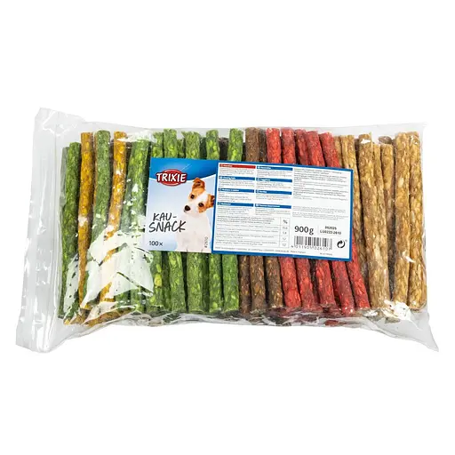 Лакомство Trixie для собак Палочки жевательные прессованные 12 см 100 шт - фото 1
