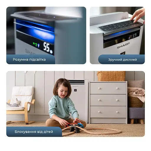 Воздухоочиститель Sharp KC-G40EUW - фото 8