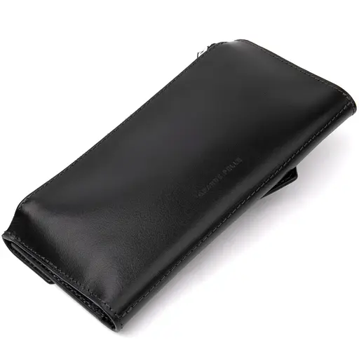 Шкіряний клатч GRANDE PELLE 21х10х2 см 000161997 - фото 3