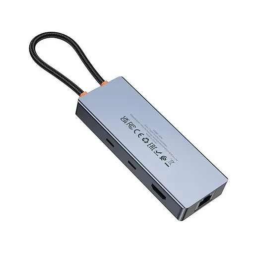 Хаб адаптер док-станция Hoco HB52 Wow 8-in-1 - фото 2