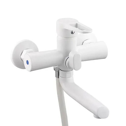 Змішувач для ванни Zegor PUD3-A045YW одноважільний Білий 30412 - фото 4