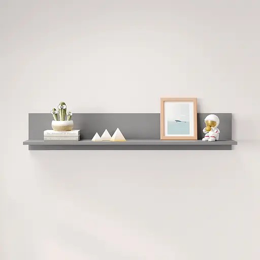 Полка открытая MebelStar Лилу 110x22x20 см Серая мышка (MBS-1358)