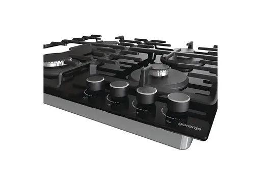 Варильна поверхня Gorenje газова на склі, 60см, чавун, чорний - фото 7