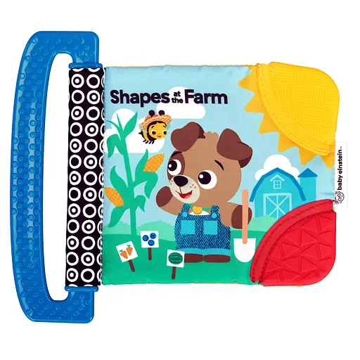 Игрушка-книга мягкая развивающая Baby Einstein Shapes at the Farm - фото 1