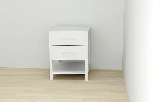 Тумба універсальна Ferrum-decor Вів'єн 2/1 50x41x40 білий ДСП Білий 16мм (FRD-104176)