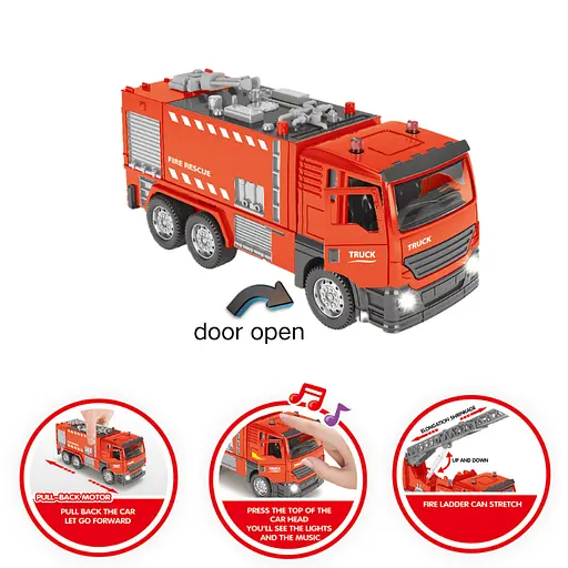 Спецтехника металлическая, CLM11K, свет, звук (В ассортименте) - фото 4