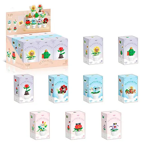 Конструктор Квітка в горщику, P2307, від 90 деталей, (В асортименті) - фото 3