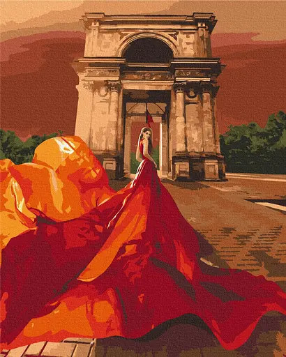 Картина за номерами на підрамнику Brushme Тріумфальна красуня