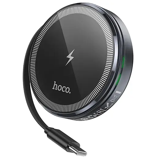 Бездротовий зарядний пристрій Hoco CQ18 магнітний + Watch сірий - фото 1