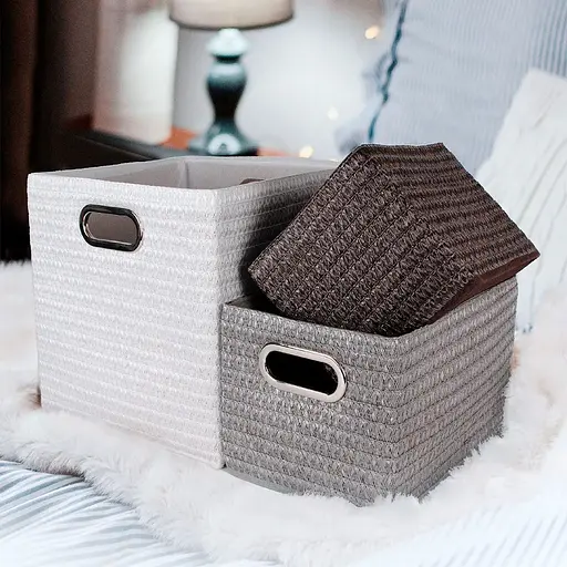 Короб для зберігання Handy Home 31х22х19 см сірий (QR08F-L) - фото 4