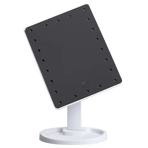 Косметичне дзеркало з LED-підсвіткою 22 світлодіоди, білий Yiwu HP-10-4AW - фото 3
