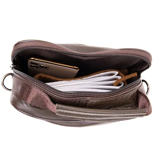 Чоловік шкіряний месенджер Vintage 19х25,5х5,5 см 000158588 - фото 3