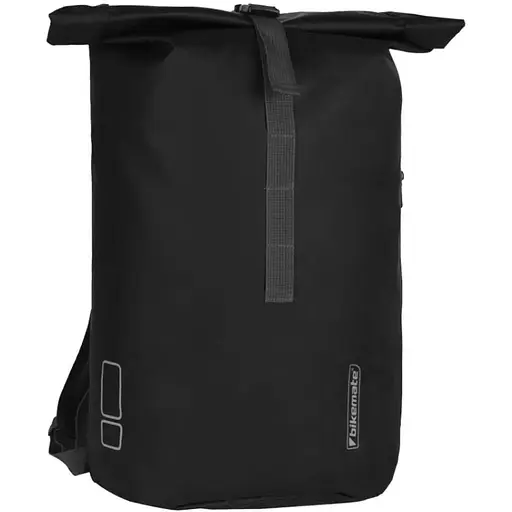 Рюкзак велосумка Bikemate на багажник с дождевиком два в одном 22L черная sum0028921 - фото 1