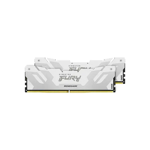 Модуль пам'яті для комп'ютера DDR5 32GB (2x16GB) 8000 MHz Renegade White Kingston Fury (ex.HyperX) (KF580C38RWK2-32) - фото 2