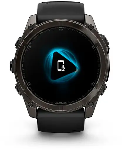 Смарт-часы Garmin Fenix 8 47mm AMOLED Sapphire Carbon Gray DLC Titanium with Black Silicone Band (010-02904-29) EU - фото 5