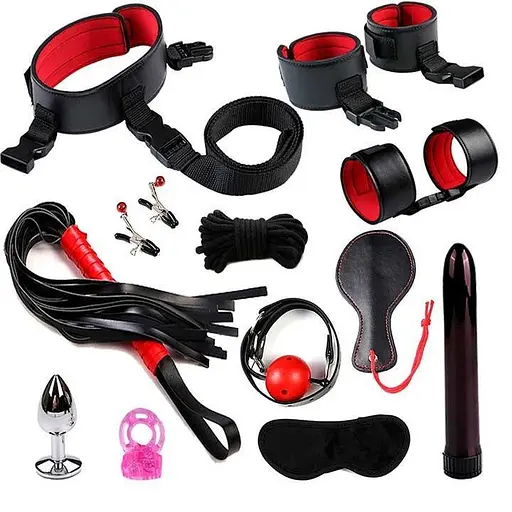 БДСМ бандажный набор из 12 предметов. - фото 1