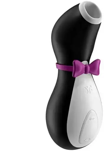 Вакуумний вібратор для клітора I’MCUM Satisfyer Penguin 11 режимів Чорний (7970379617726)
