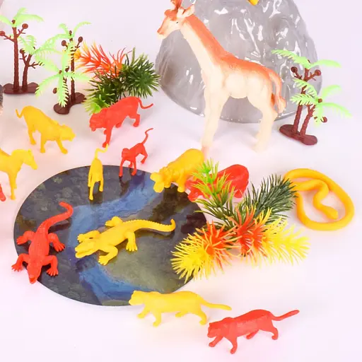 Ігровий набір фігурок Дикі Тварини FUN BANKA 320385-UA міні 38 предметів - фото 2