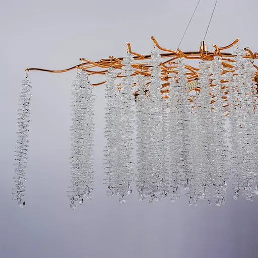 Подвесная люстра WM-7003 L1200-G9*12-98 GD - фото 3