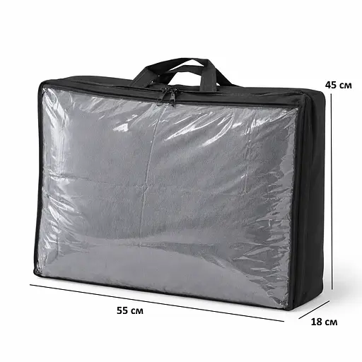 Набір сумок-органайзерів ORGANIZE для речей S, 3 шт (чорний) - фото 4