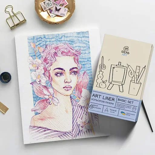 Набір кольорових лінерів, 72 кольори, IDEA10-AL72SET, 99IDEAS - фото 3