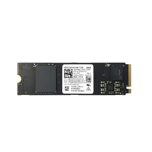 SSD накопичувач 256GB WD SN740 M.2 2280 PCIe 4.0 x4 3D TLC (WD PC SN740 SDDPNQD 256G) - фото 1
