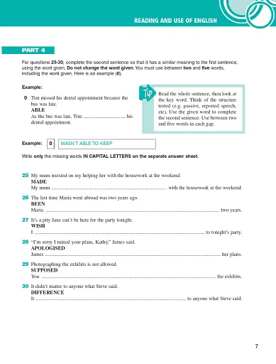 FCE for Schools Practice Tests 1. Student's Book - фото 6
