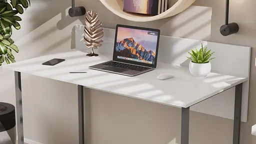 Комп'ютерний стіл Ferrum-decor Скай 75x100x60 сірий ДСП Білий 16мм (FRD-101531) - фото 5